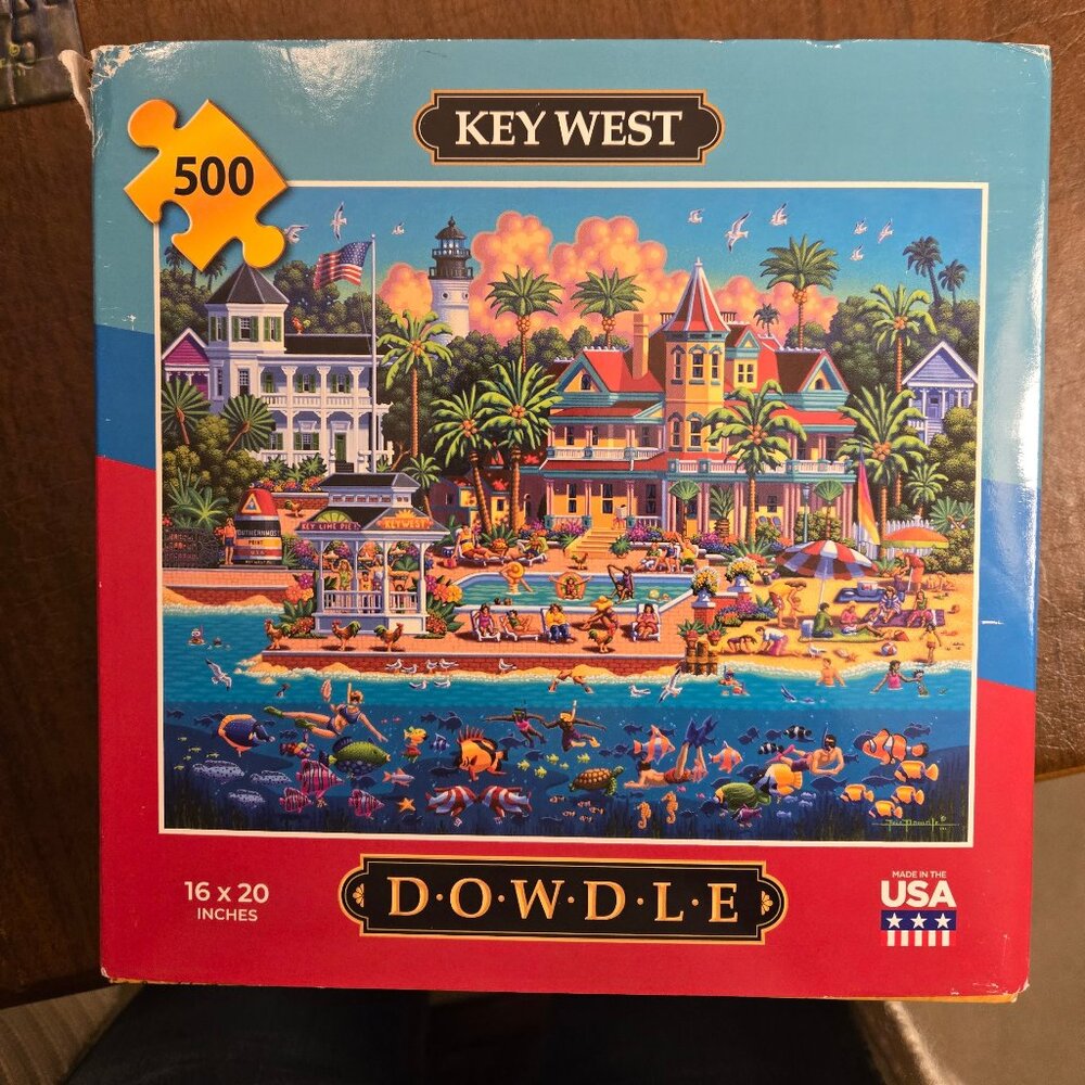 500 Piece Eric Dowdle Key West Puzzle